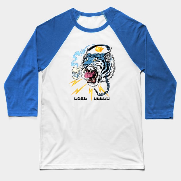 Blue Tiger #1 Baseball T-Shirt by Blue Tiger Podcast